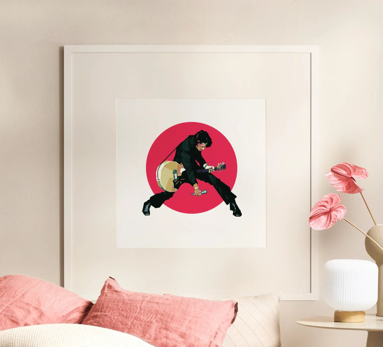 The King of Rock 'n' Roll poster by Alkahfsmart