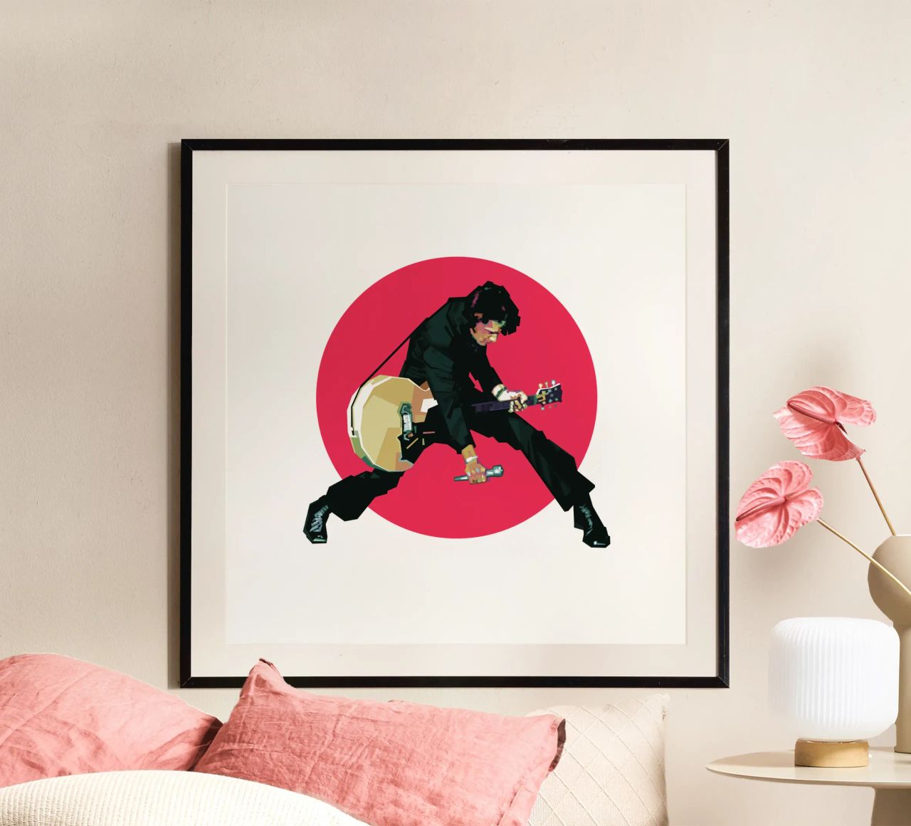 The King of Rock 'n' Roll poster by Alkahfsmart