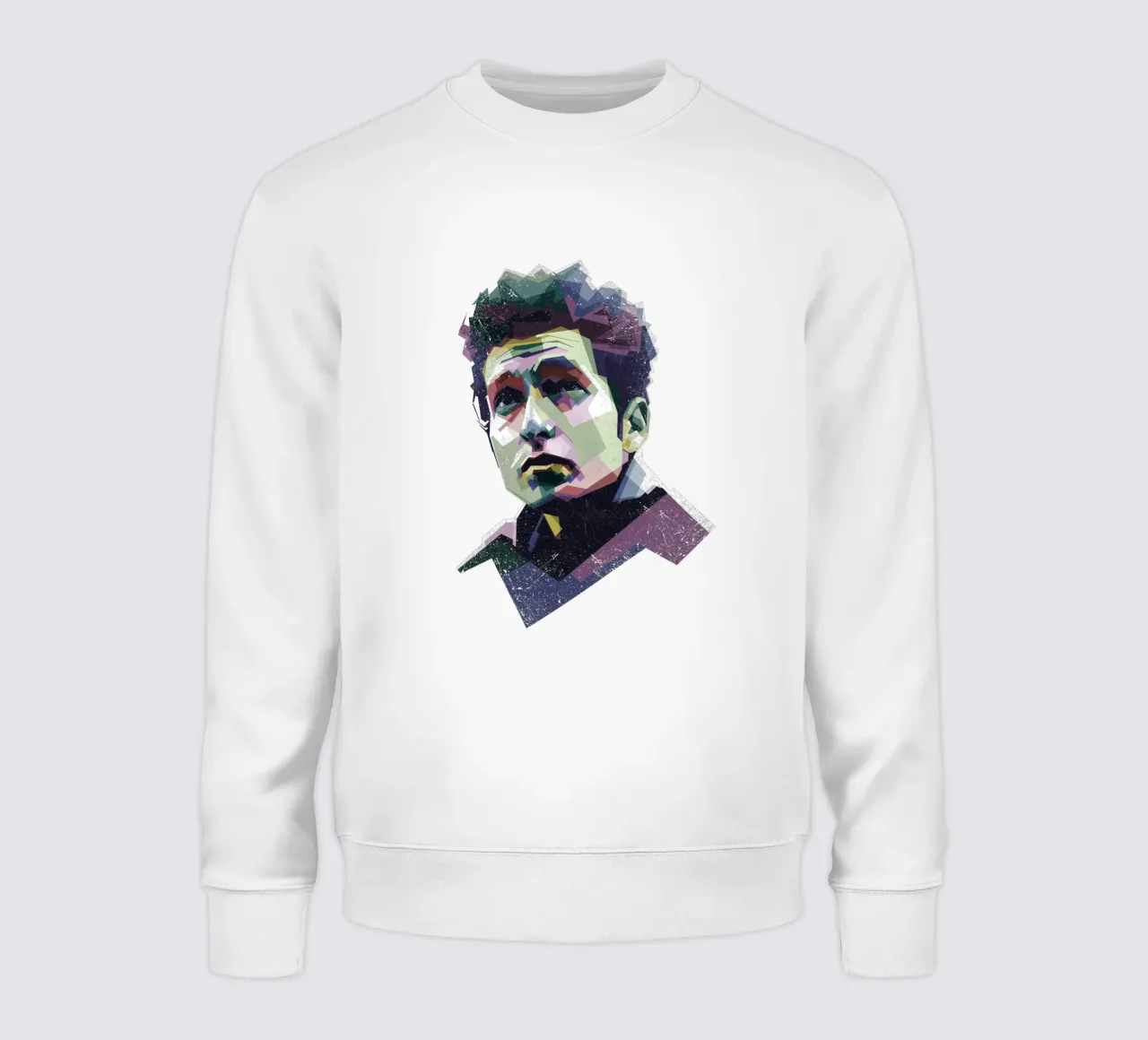 Bob Dylan Pop Art WPAP felpa da Alkahfsmart