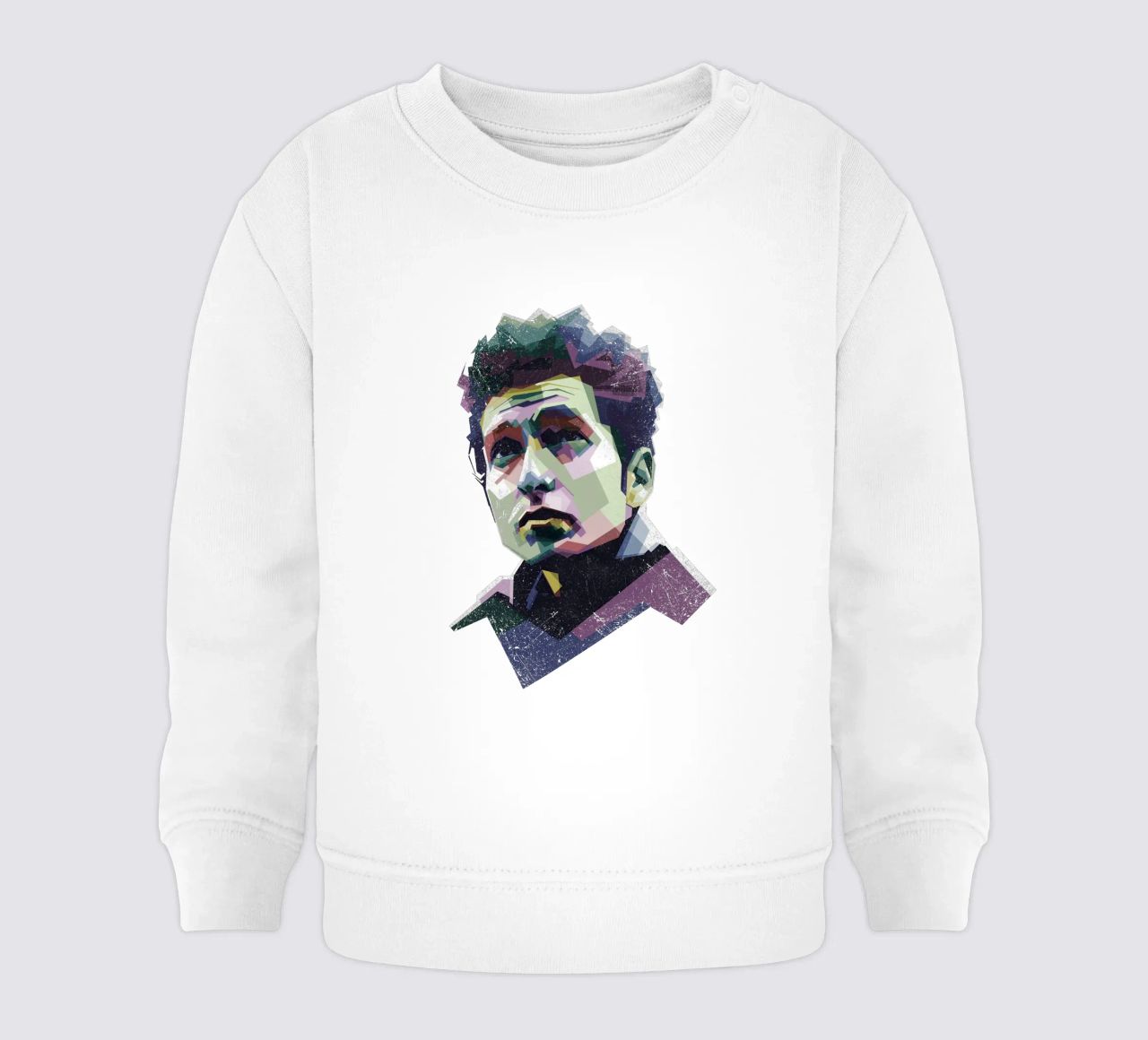 Bob Dylan Pop Art WPAP felpa neonato da Alkahfsmart