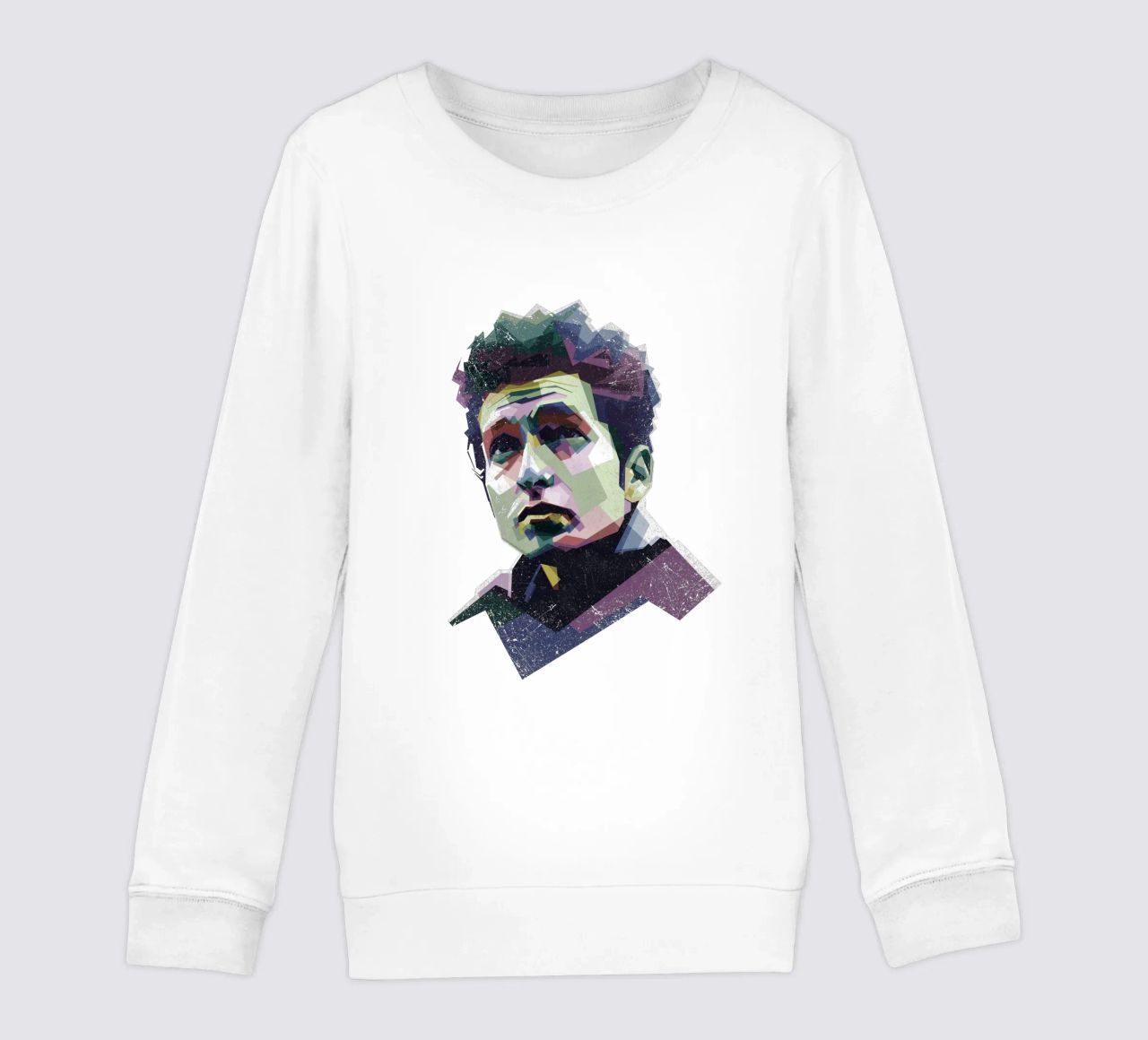 Bob Dylan Pop Art WPAP felpa bambino da Alkahfsmart