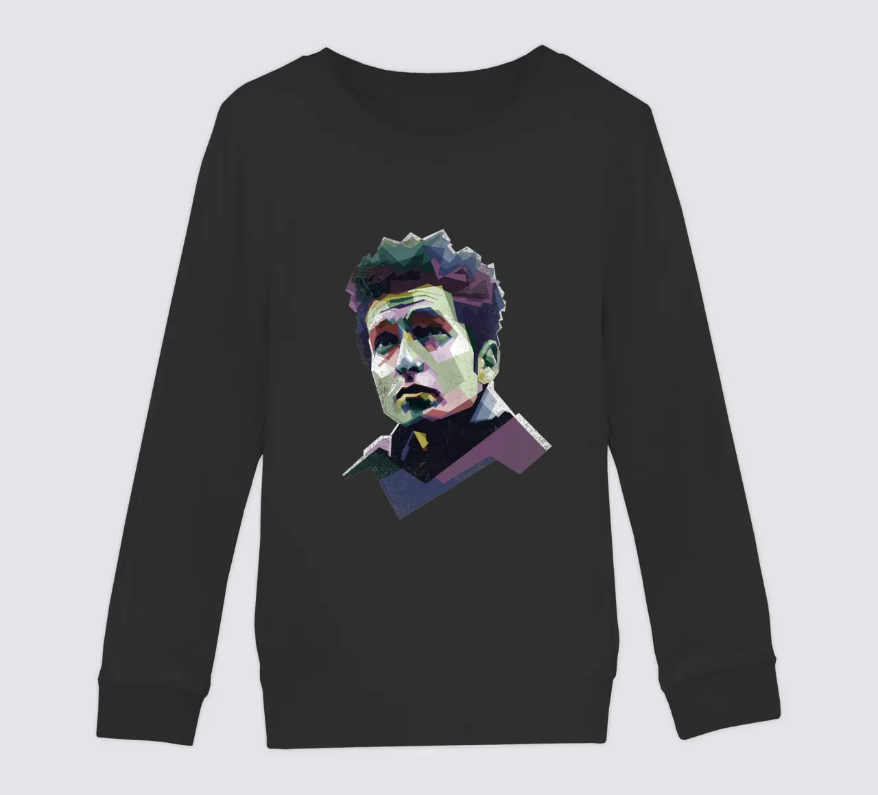 Bob Dylan Pop Art WPAP felpa bambino da Alkahfsmart