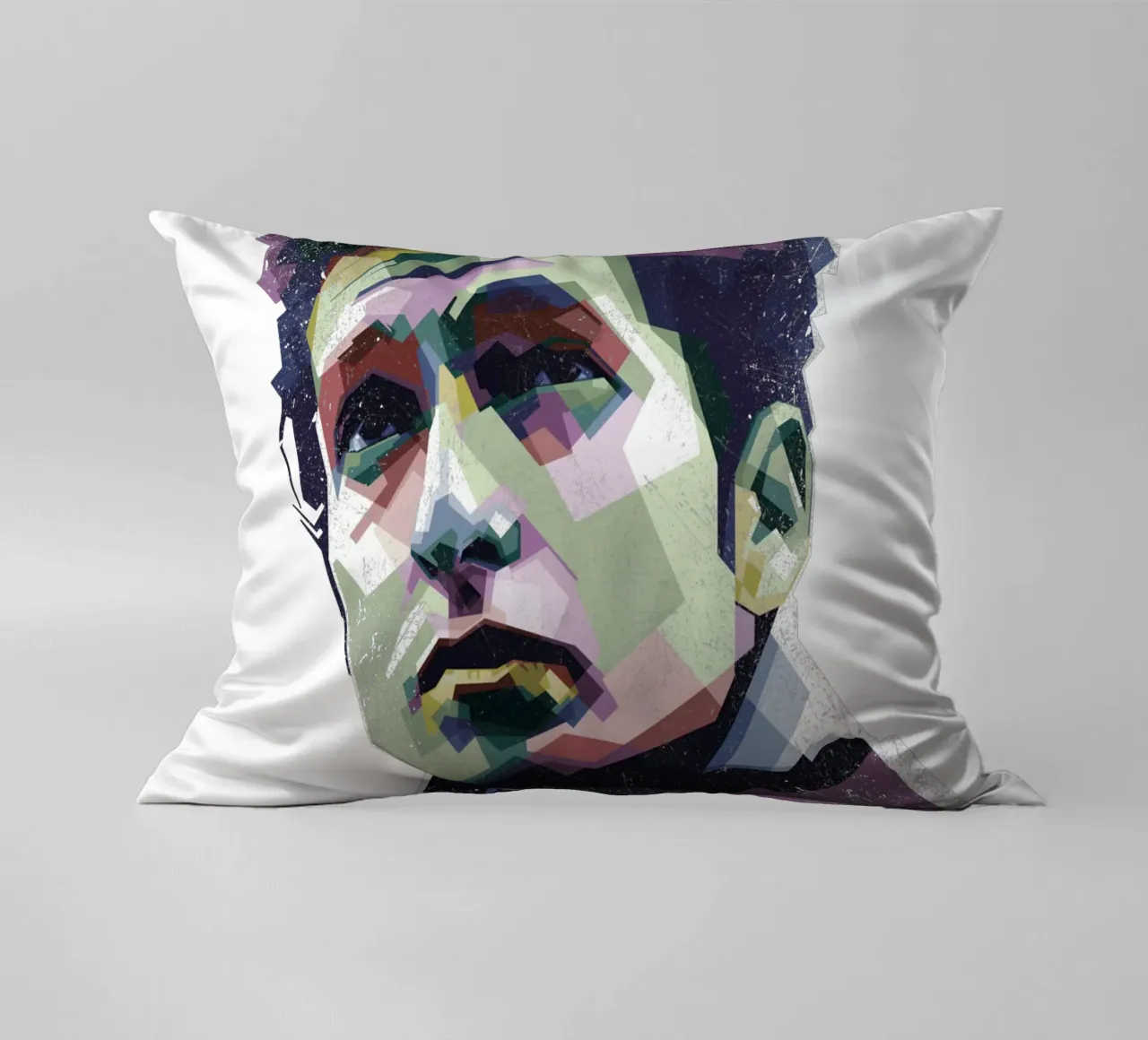 Bob Dylan Pop Art WPAP cojín de Alkahfsmart