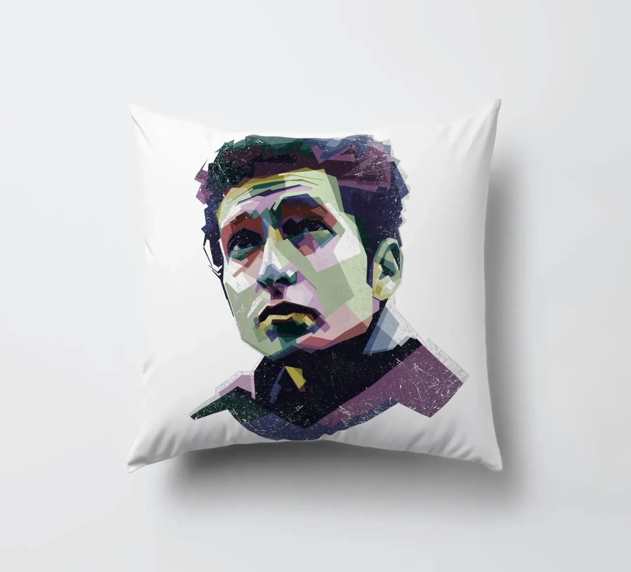Bob Dylan Pop Art WPAP cojín de Alkahfsmart