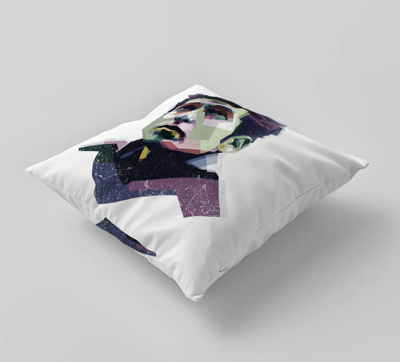 Bob Dylan Pop Art WPAP cuscino da Alkahfsmart