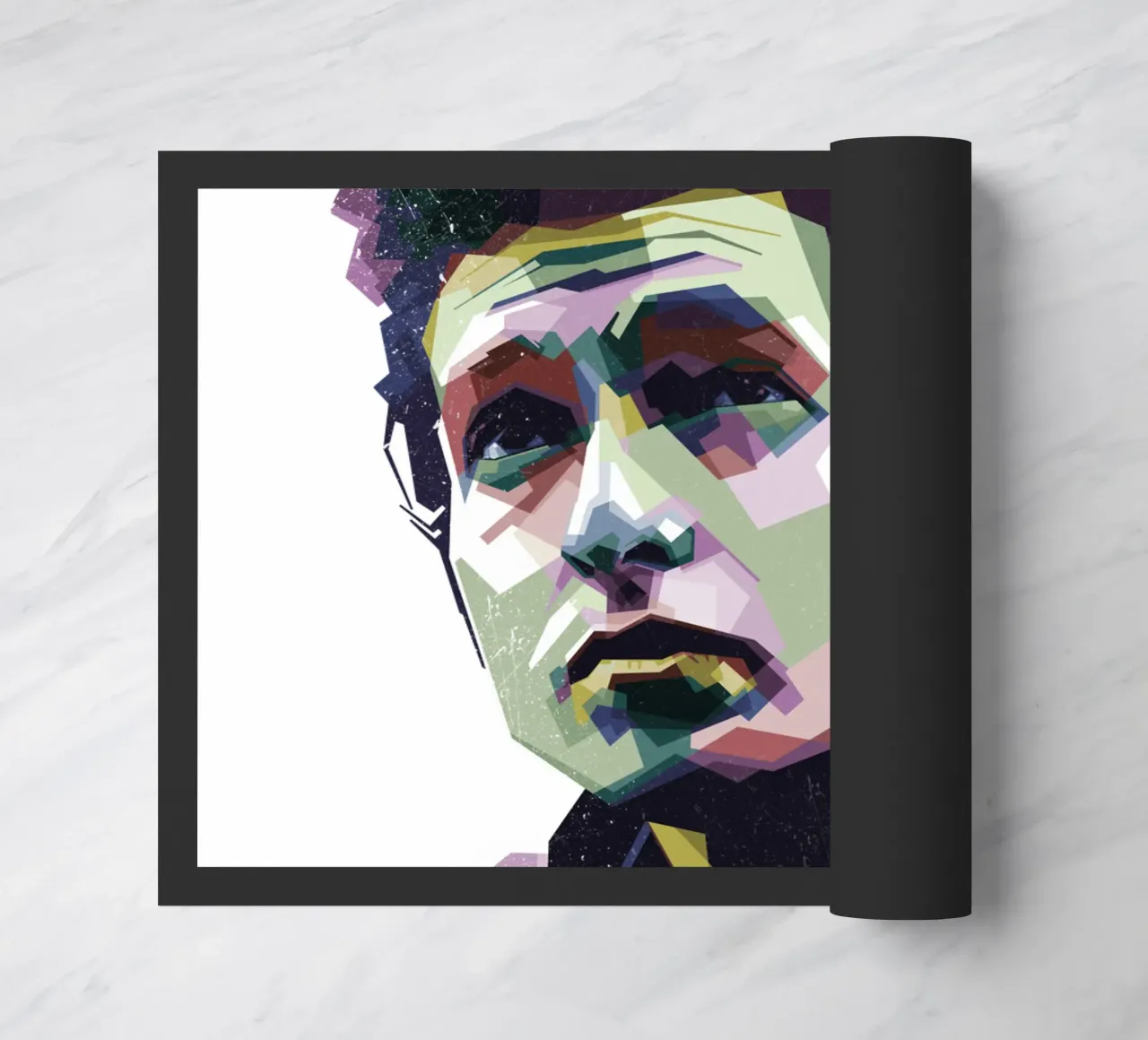 Bob Dylan Pop Art WPAP zerbino da Alkahfsmart