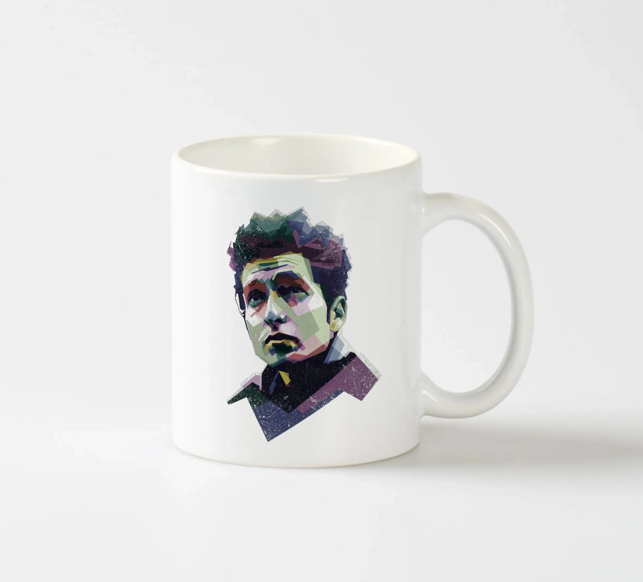 Bob Dylan Pop Art WPAP tazza in ceramica da Alkahfsmart