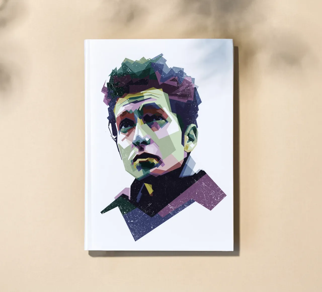 Bob Dylan Pop Art WPAP notebook by Alkahfsmart