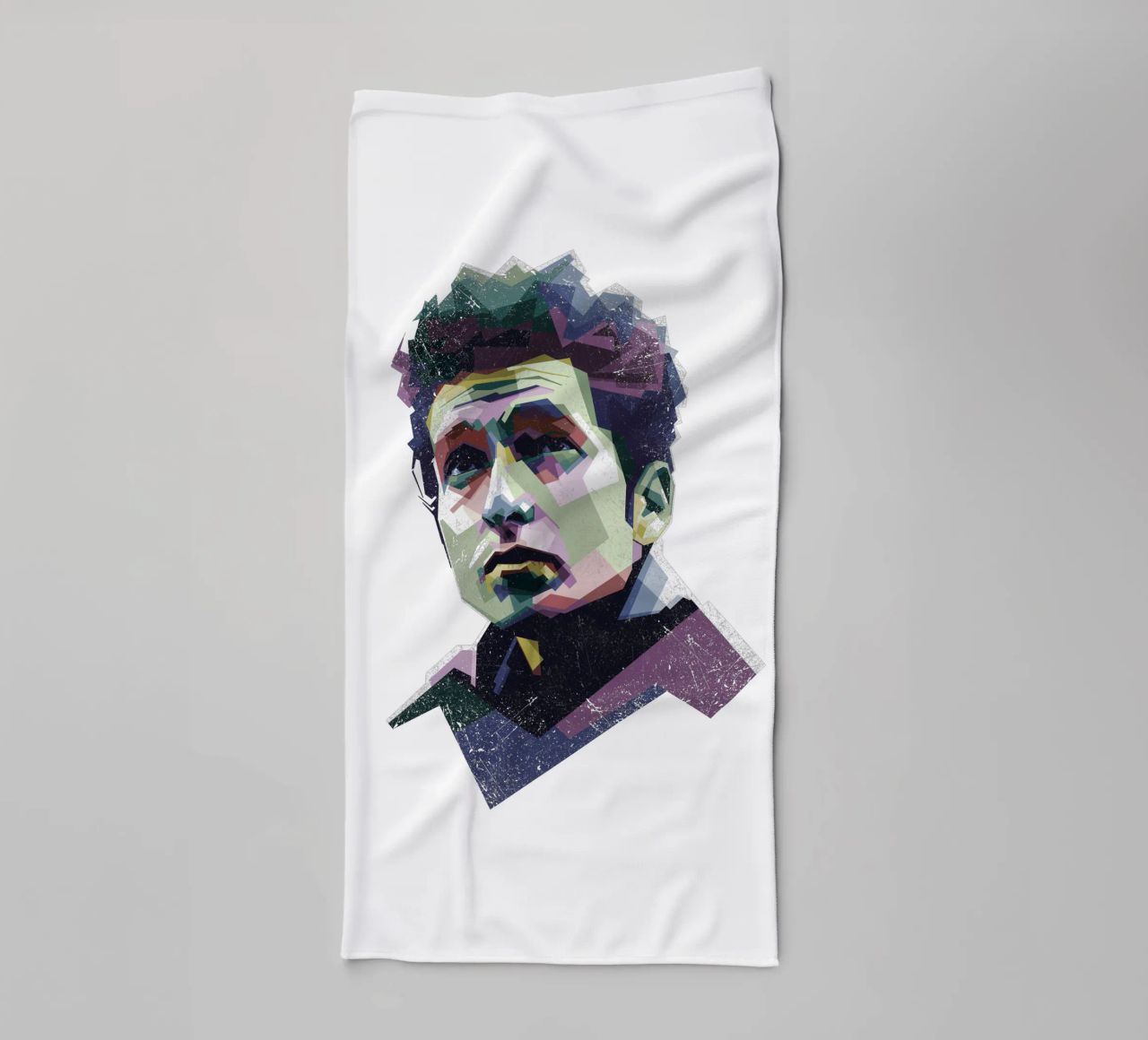 Bob Dylan Pop Art WPAP asciugamano da bagno da Alkahfsmart