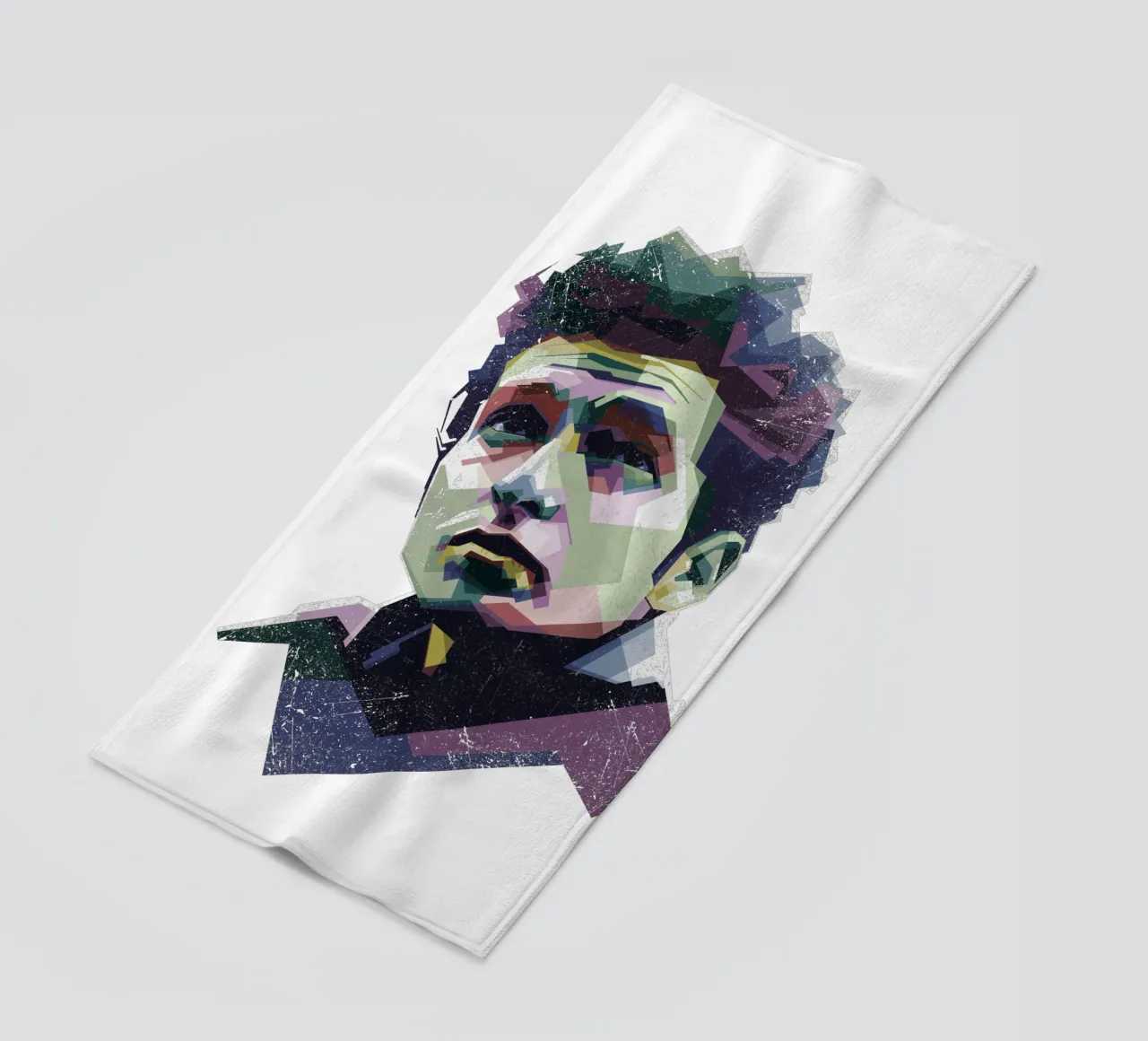 Bob Dylan Pop Art WPAP telo mare da Alkahfsmart