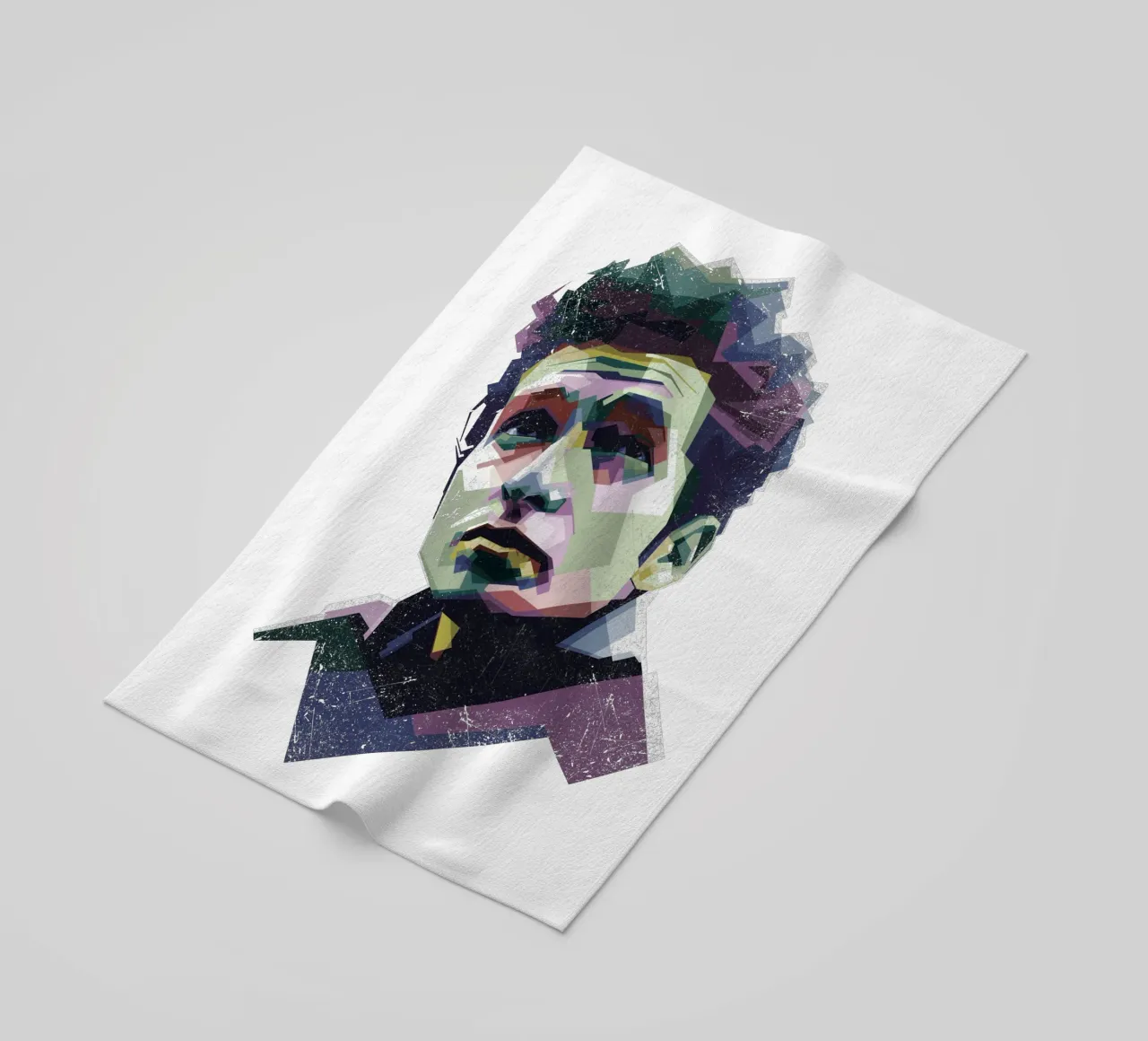Bob Dylan Pop Art WPAP telo mare da Alkahfsmart