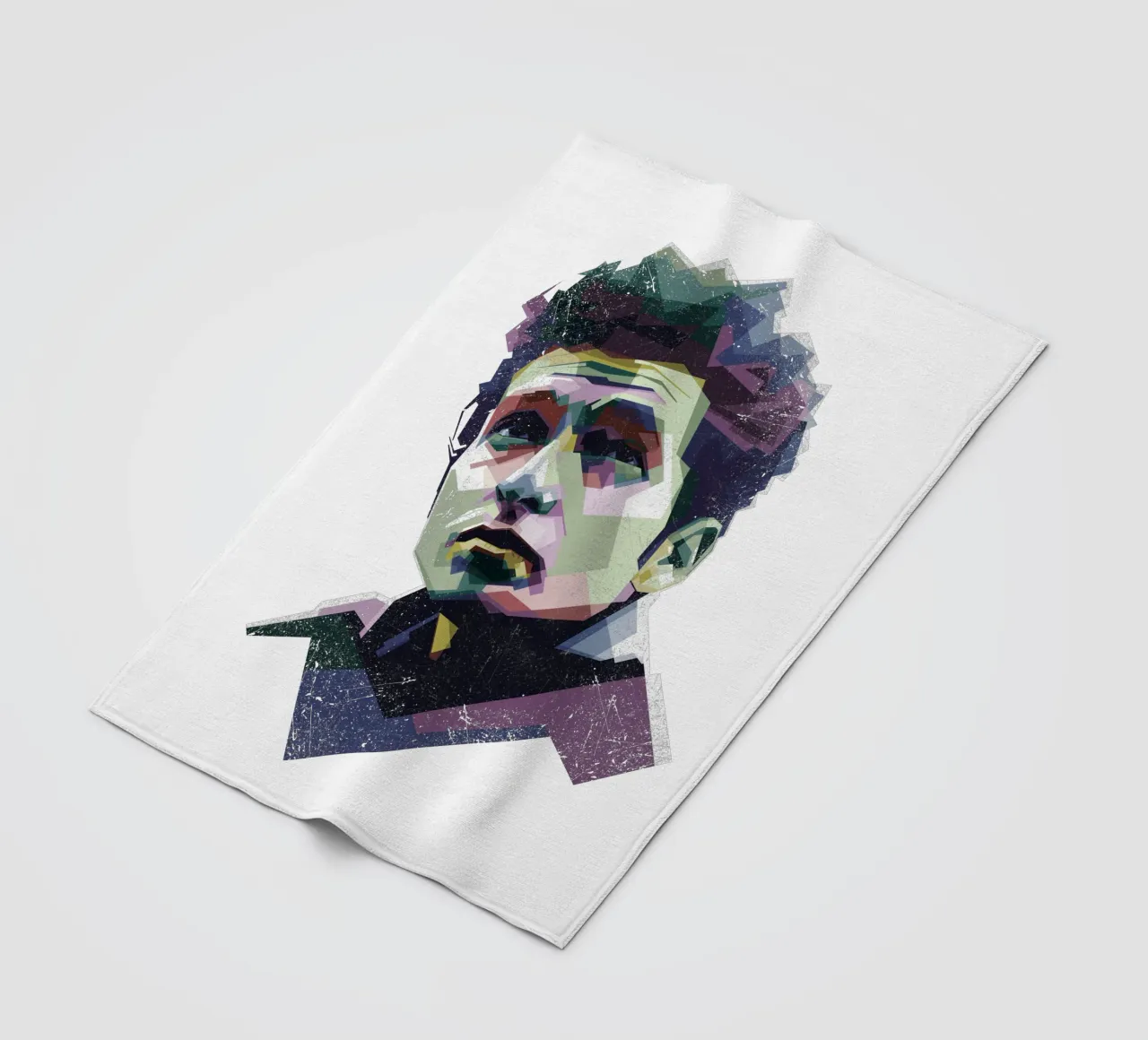Bob Dylan Pop Art WPAP coperta in pile da Alkahfsmart