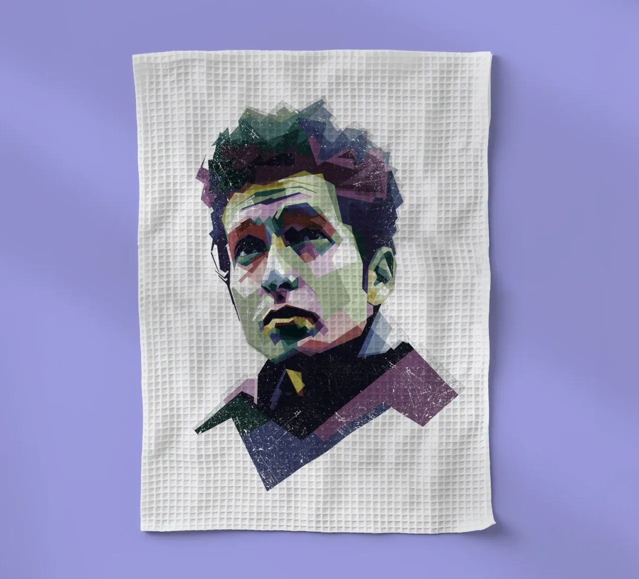 Bob Dylan Pop Art WPAP torchon de Alkahfsmart