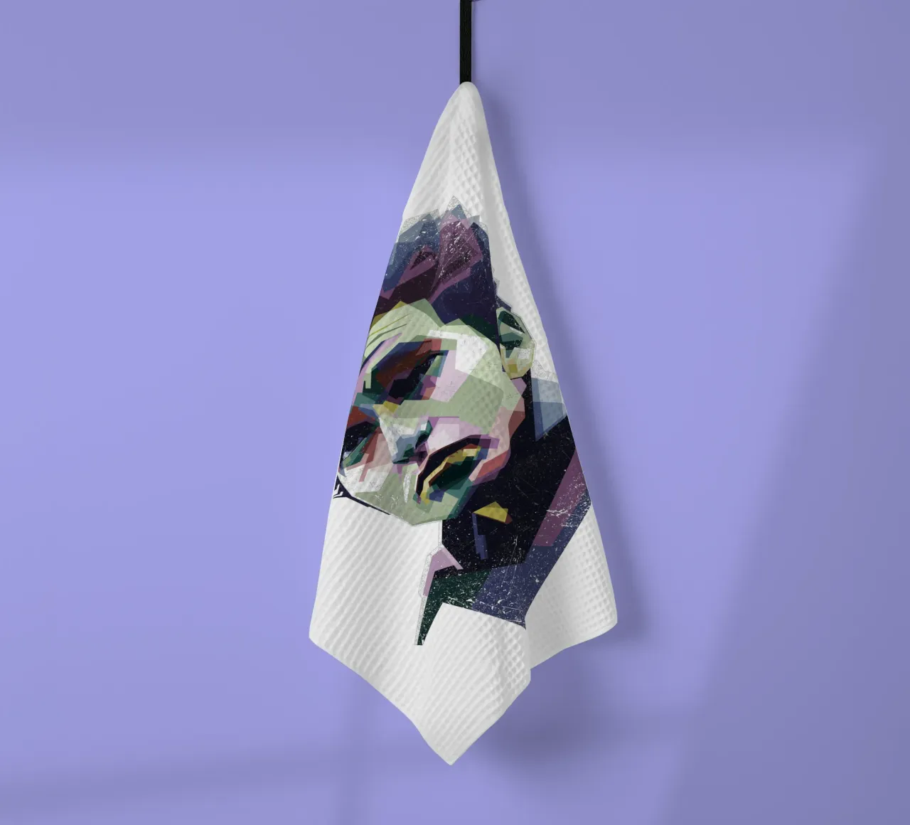 Bob Dylan Pop Art WPAP torchon de Alkahfsmart