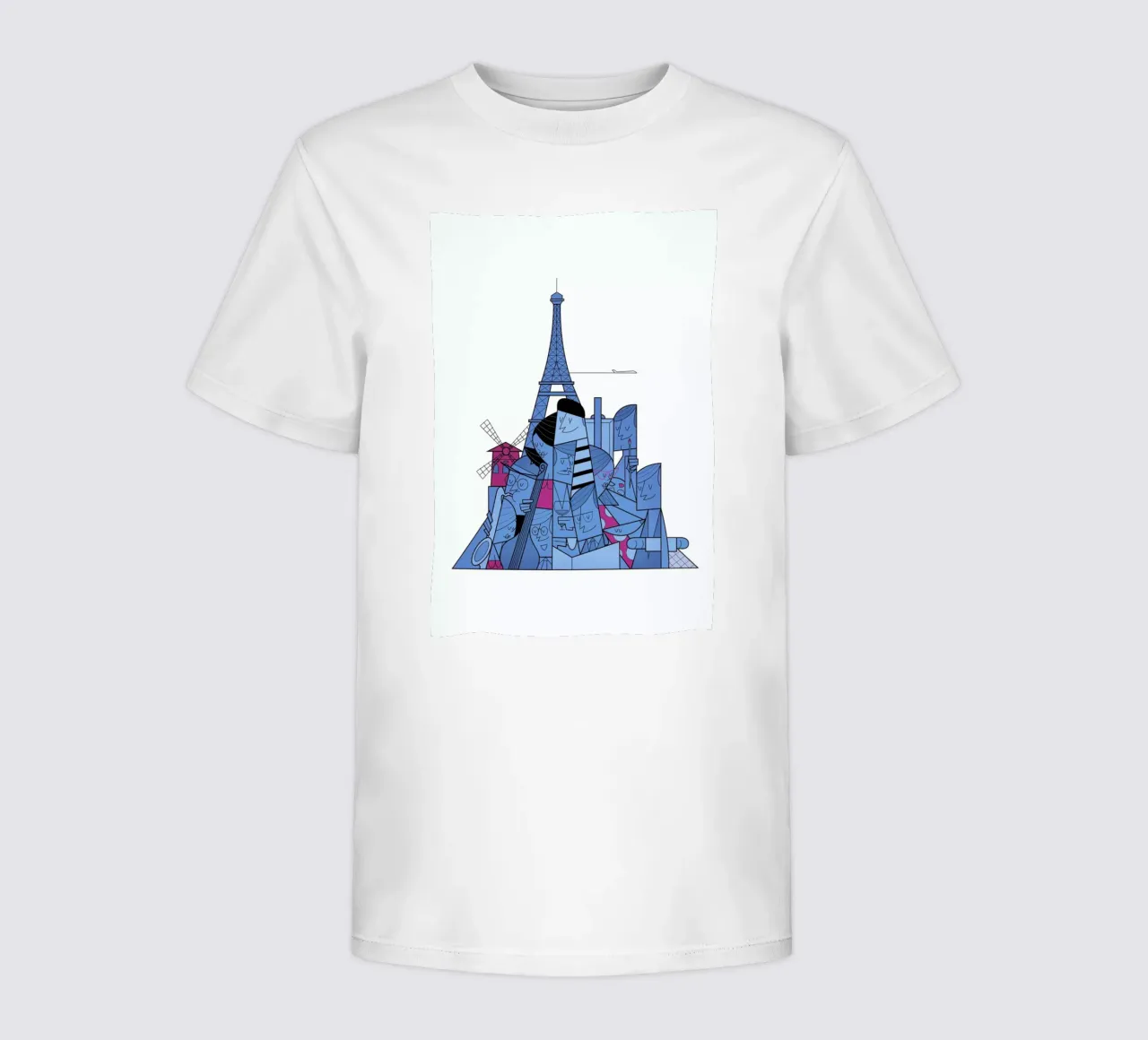 Paris t-shirt bambini da Ale Giorgini