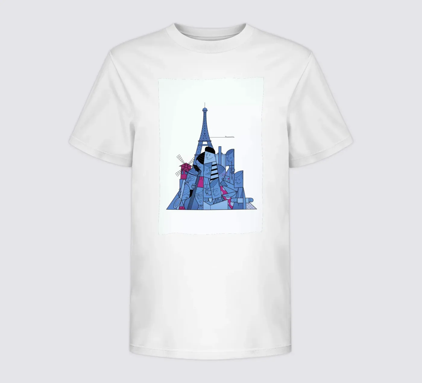 Paris Kinder T-Shirt von Ale Giorgini