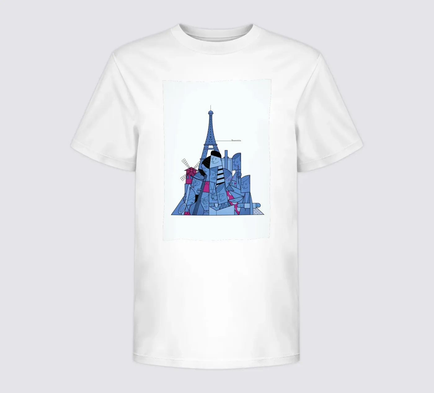 Paris Kinder T-Shirt von Ale Giorgini