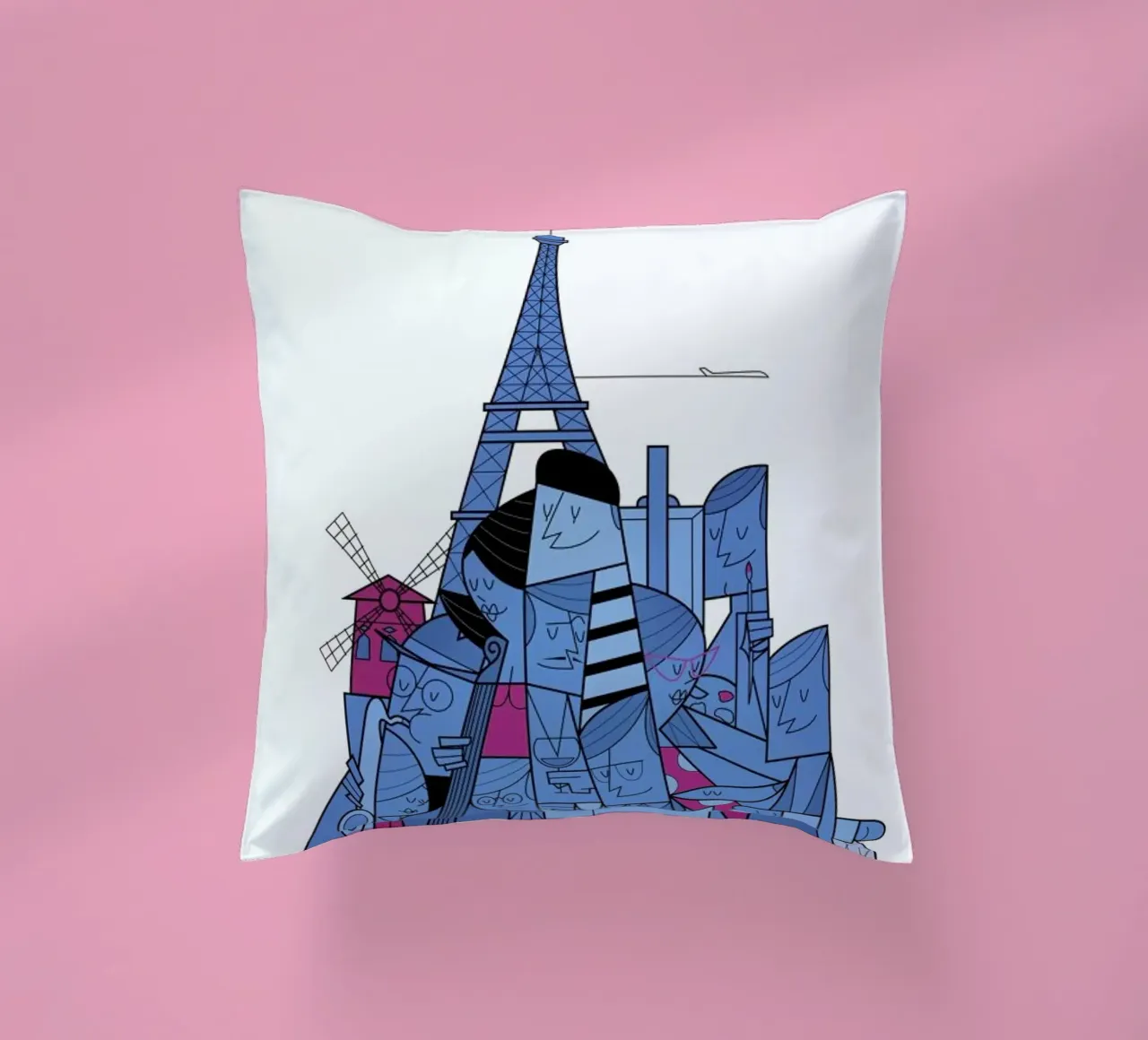 Paris cuscino da Ale Giorgini