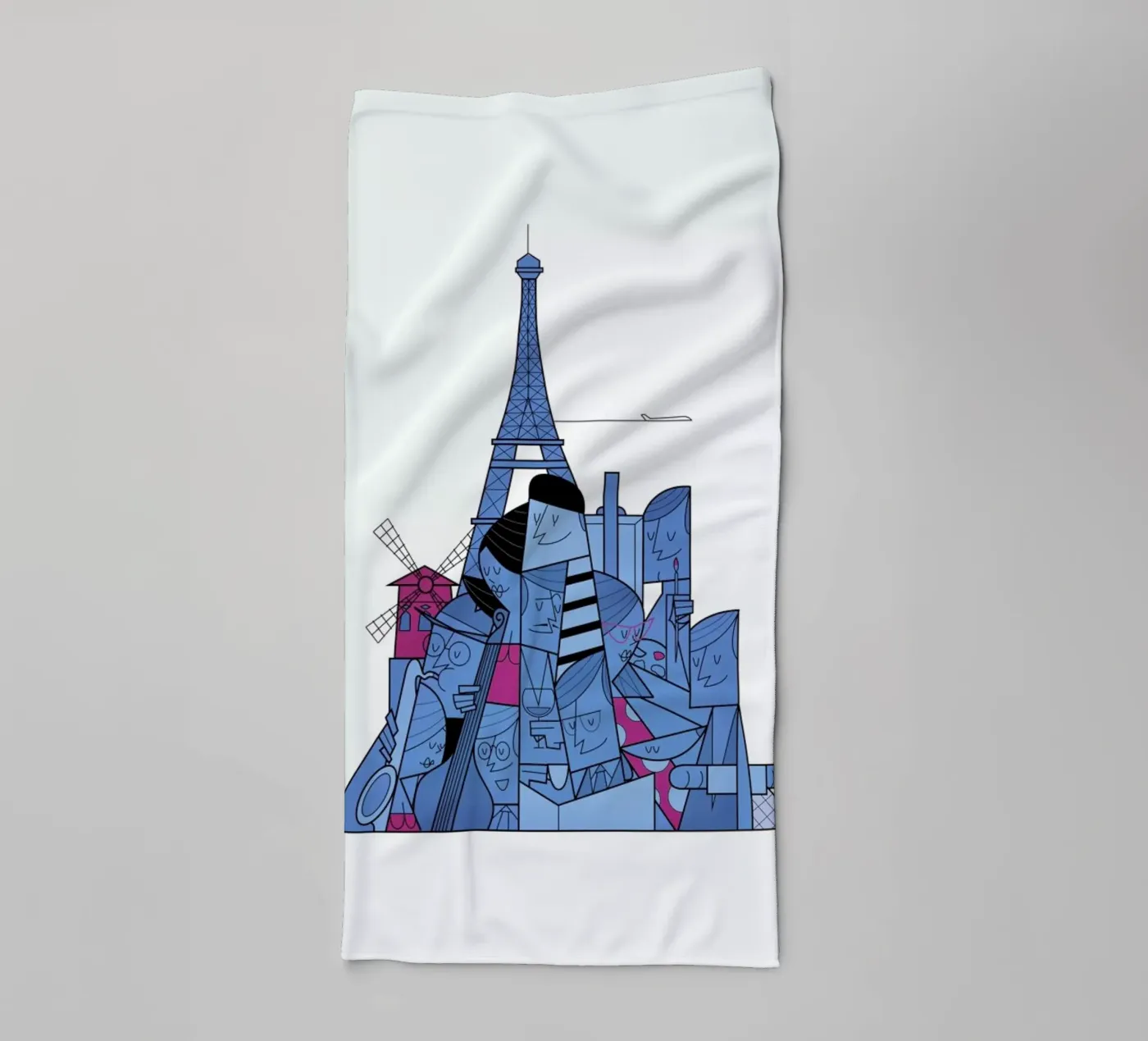 Paris Handtuch von Ale Giorgini