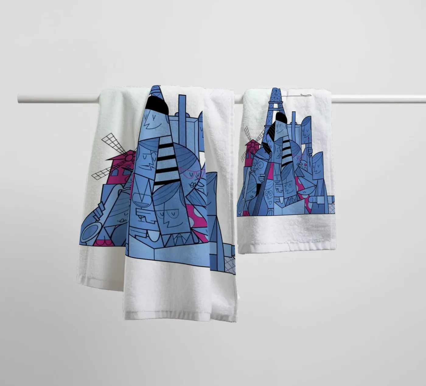 Paris Handtuch von Ale Giorgini