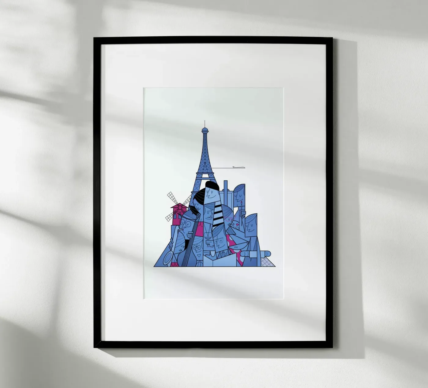Paris poster van Ale Giorgini
