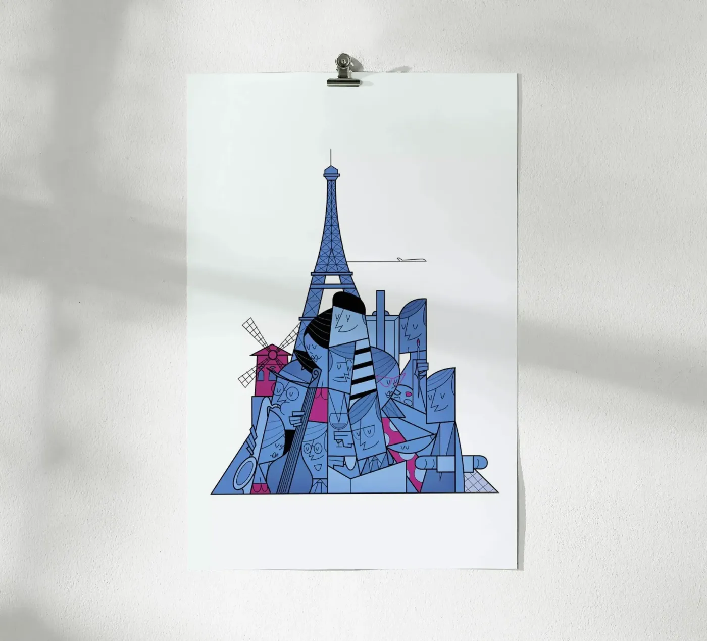 Paris poster van Ale Giorgini