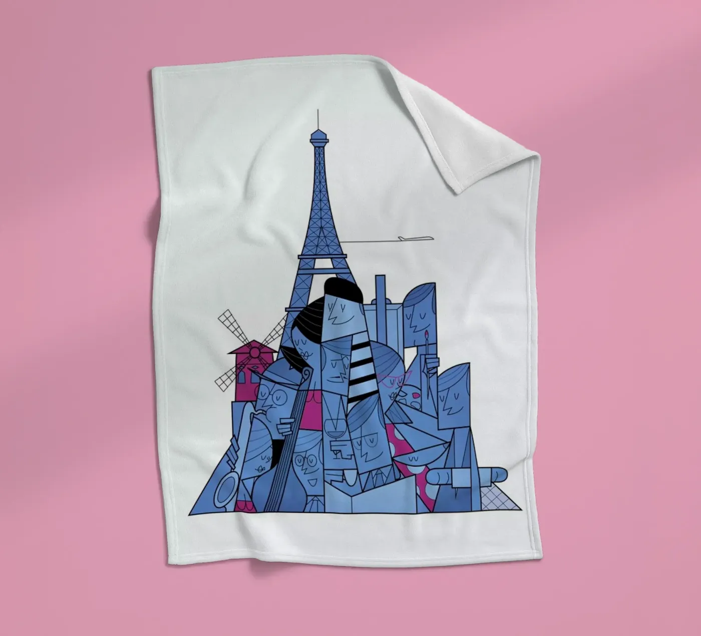 Paris coperta in pile da Ale Giorgini