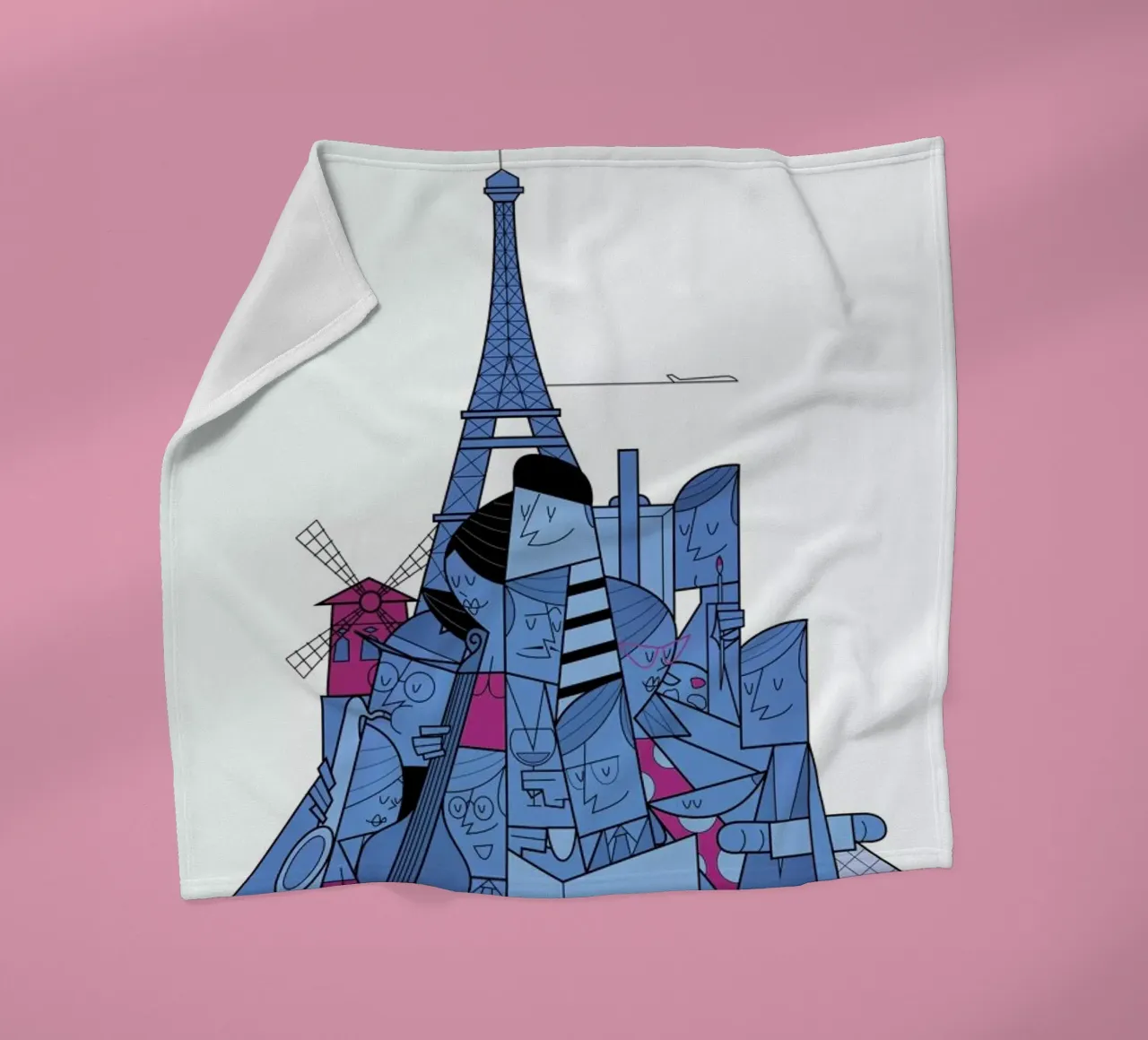 Paris plaid polaire de Ale Giorgini