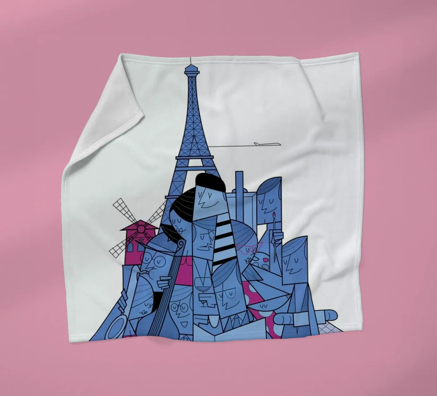 Paris coperta in pile da Ale Giorgini