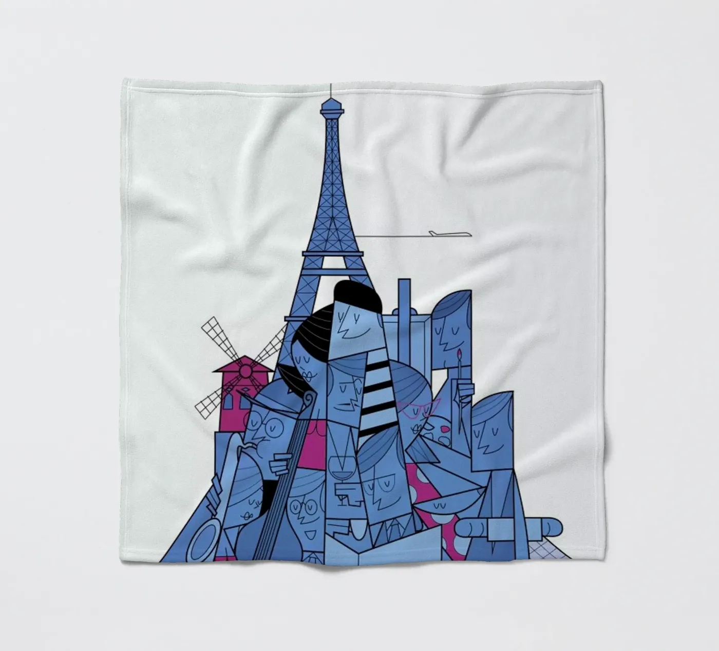 Paris coperta in pile da Ale Giorgini