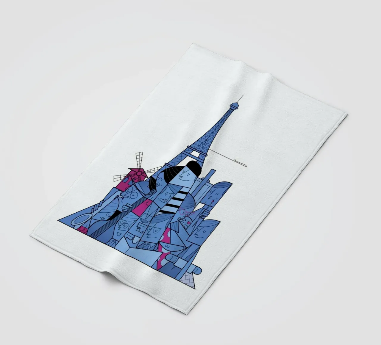 Paris plaid polaire de Ale Giorgini