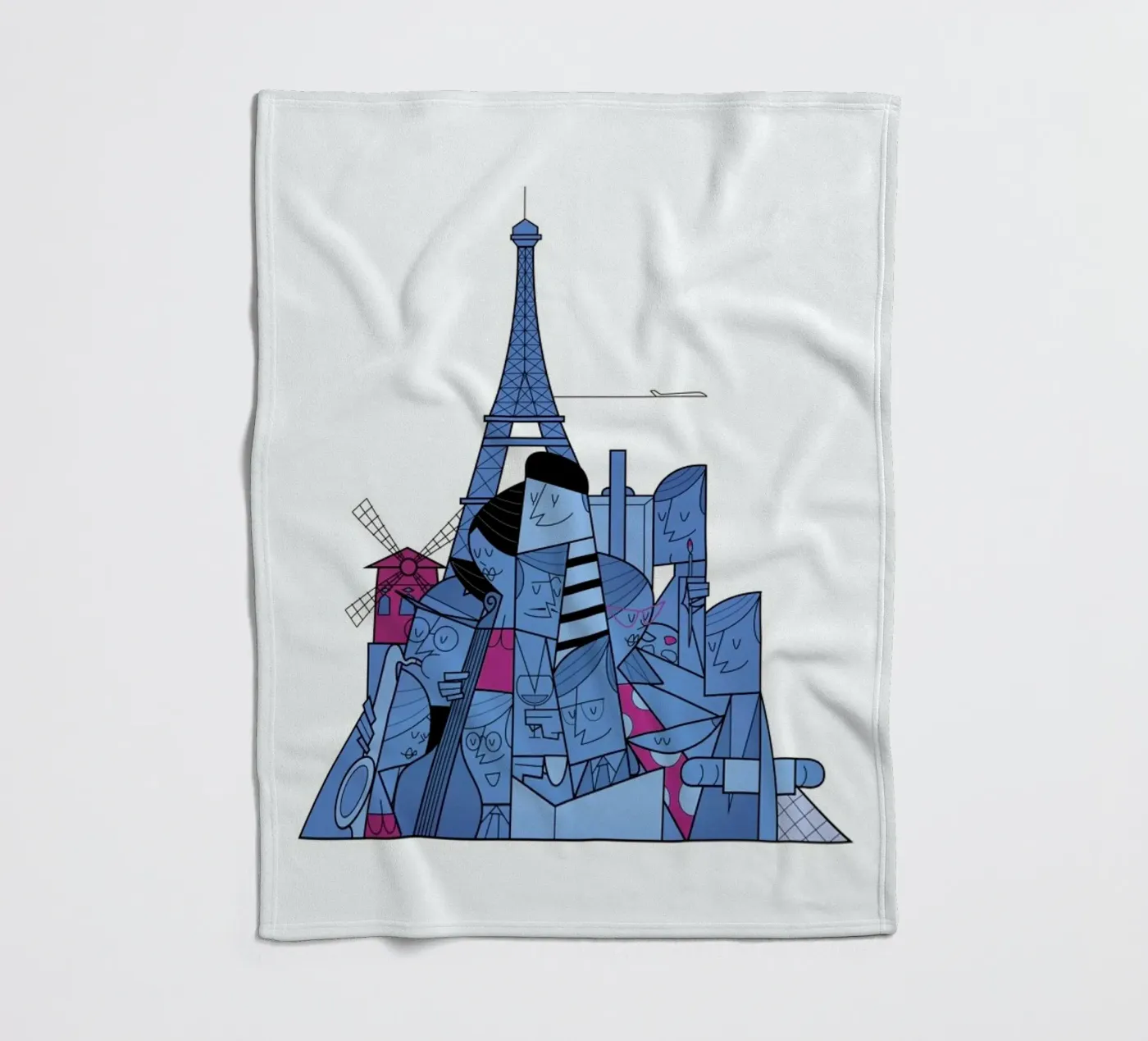 Paris coperta in pile da Ale Giorgini