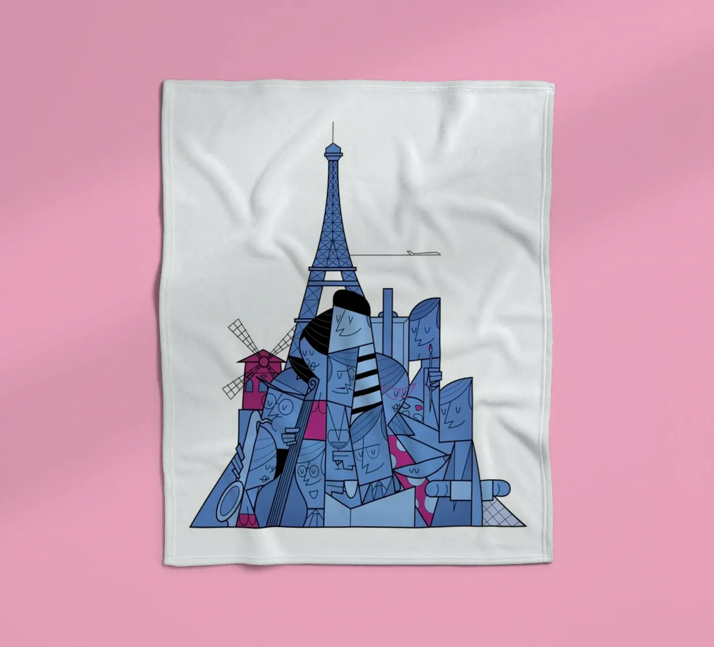 Paris coperta in pile da Ale Giorgini
