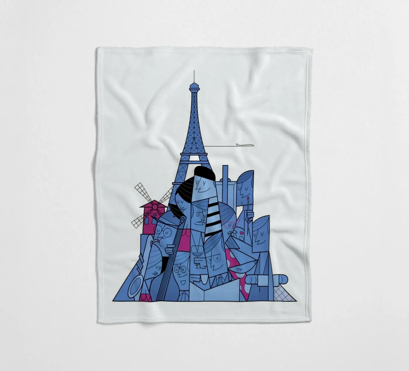 Paris coperta in pile da Ale Giorgini