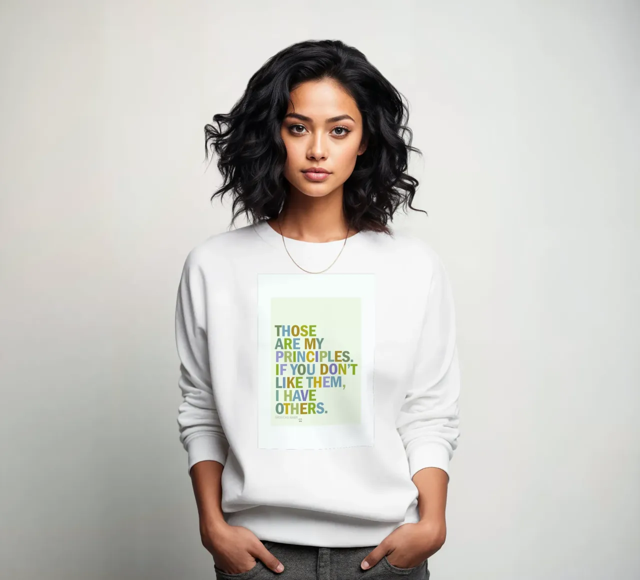 Groucho Principles felpa da Visual Philosophy