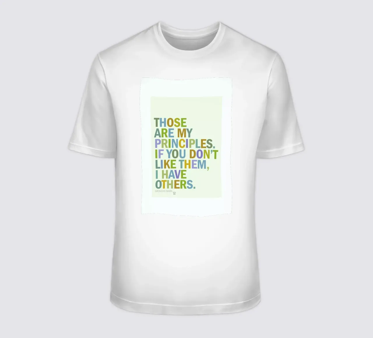 Groucho Principles t-shirt da Visual Philosophy