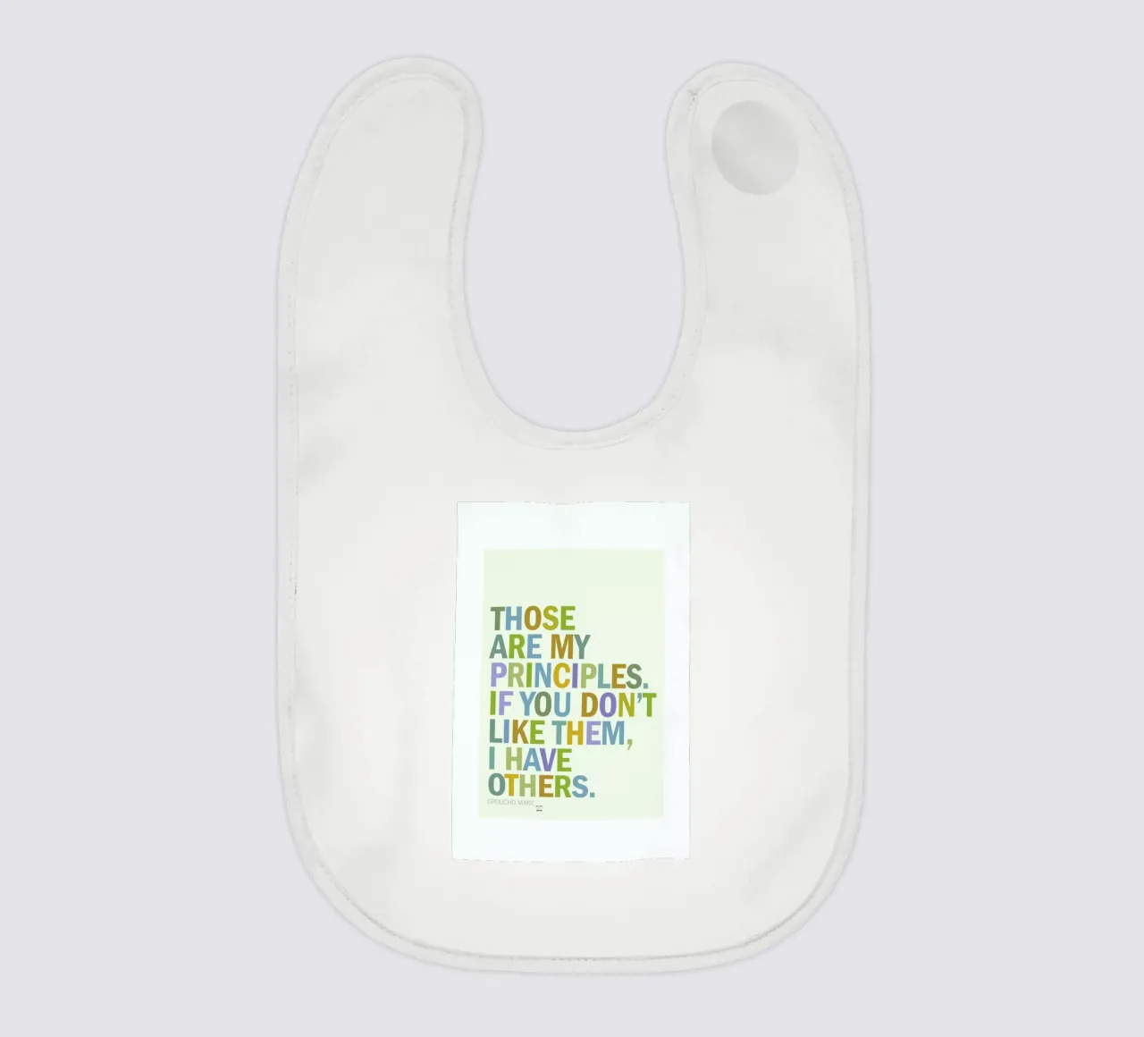 Groucho Principles bavaglino da Visual Philosophy