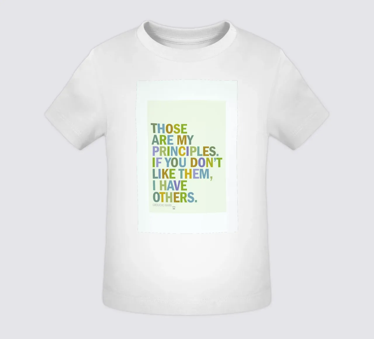 Groucho Principles maglietta neonato da Visual Philosophy