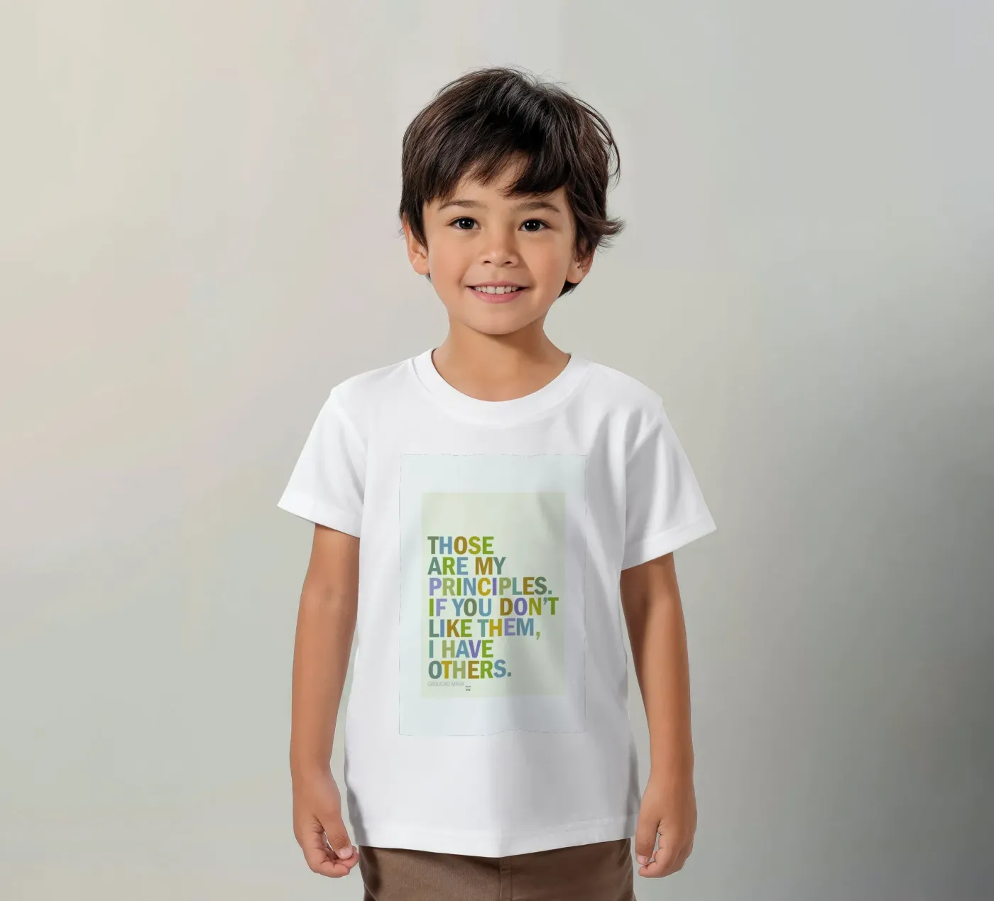 Groucho Principles t-shirt bambini da Visual Philosophy