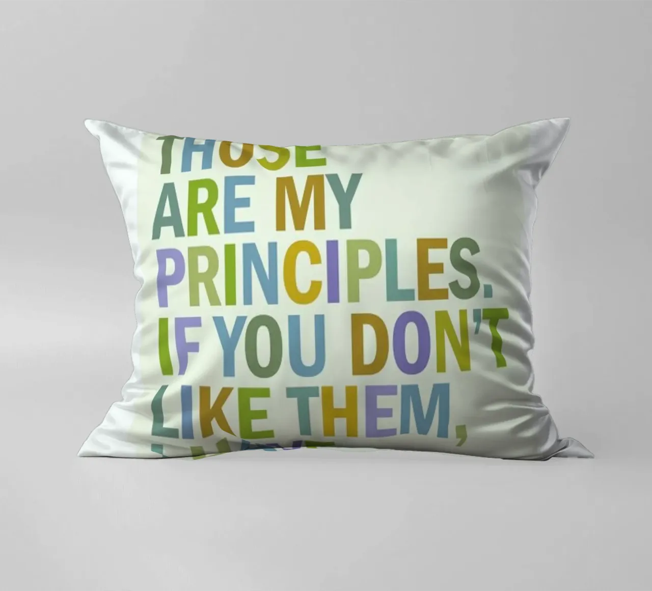 Groucho Principles cuscino da Visual Philosophy