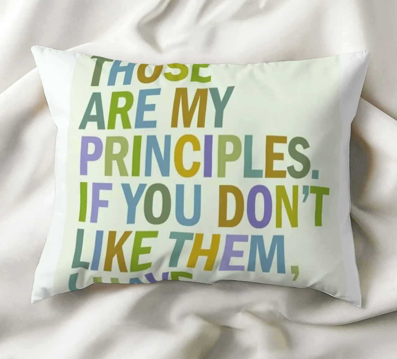 Groucho Principles cuscino da Visual Philosophy