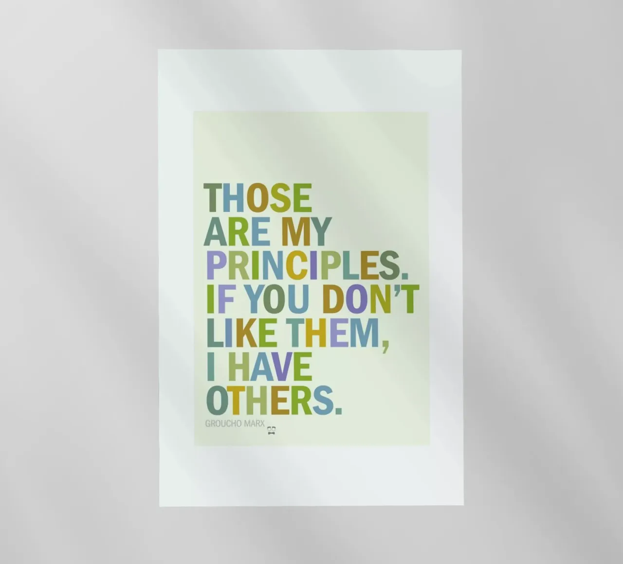 Groucho Principles pellicola backlit da Visual Philosophy