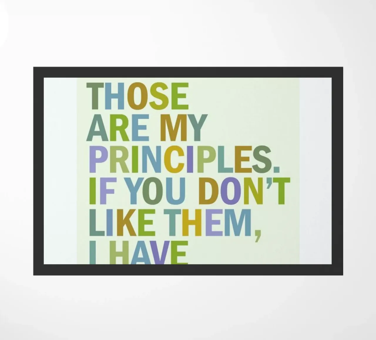 Groucho Principles zerbino da Visual Philosophy