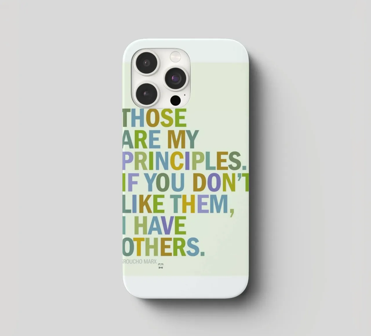 Groucho Principles cover iphone da Visual Philosophy