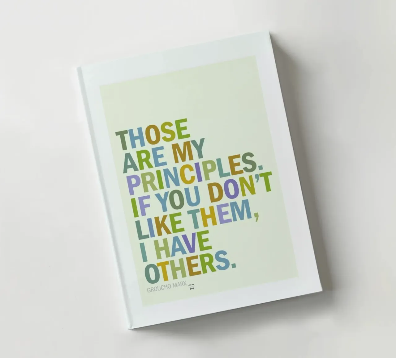 Groucho Principles notebook by Visual Philosophy