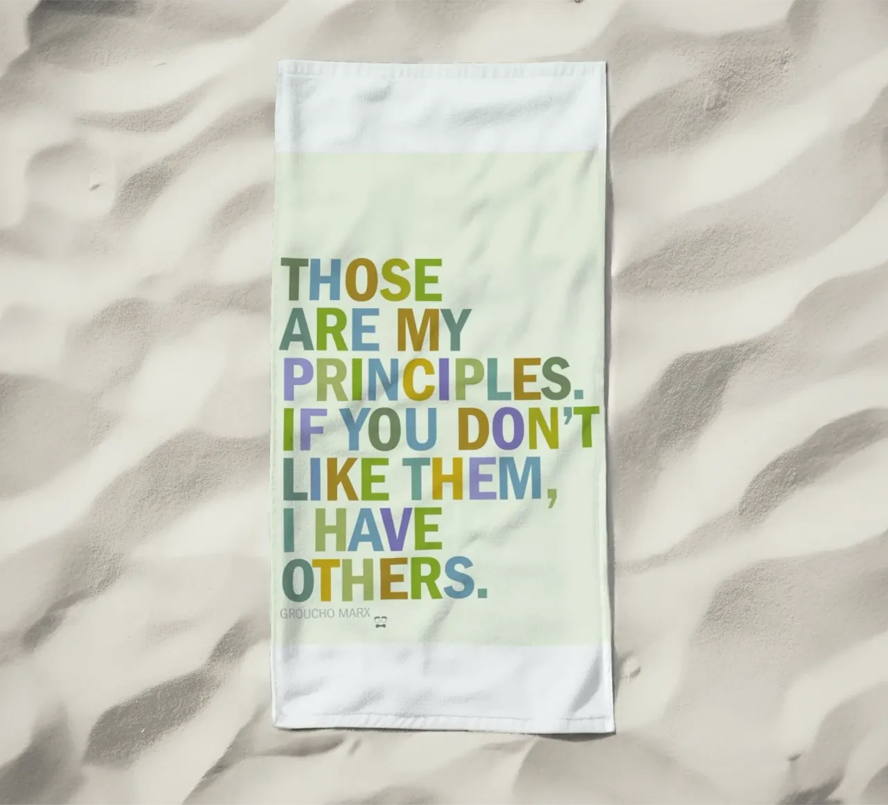 Groucho Principles telo mare da Visual Philosophy