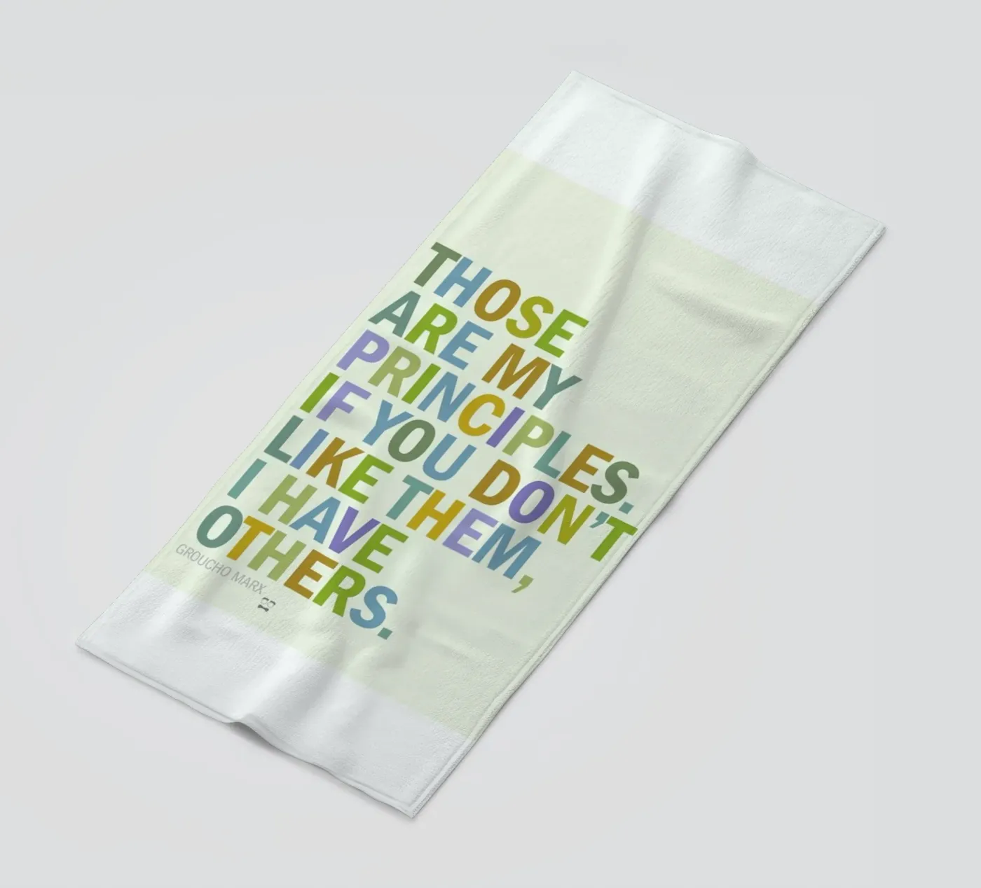 Groucho Principles telo mare da Visual Philosophy