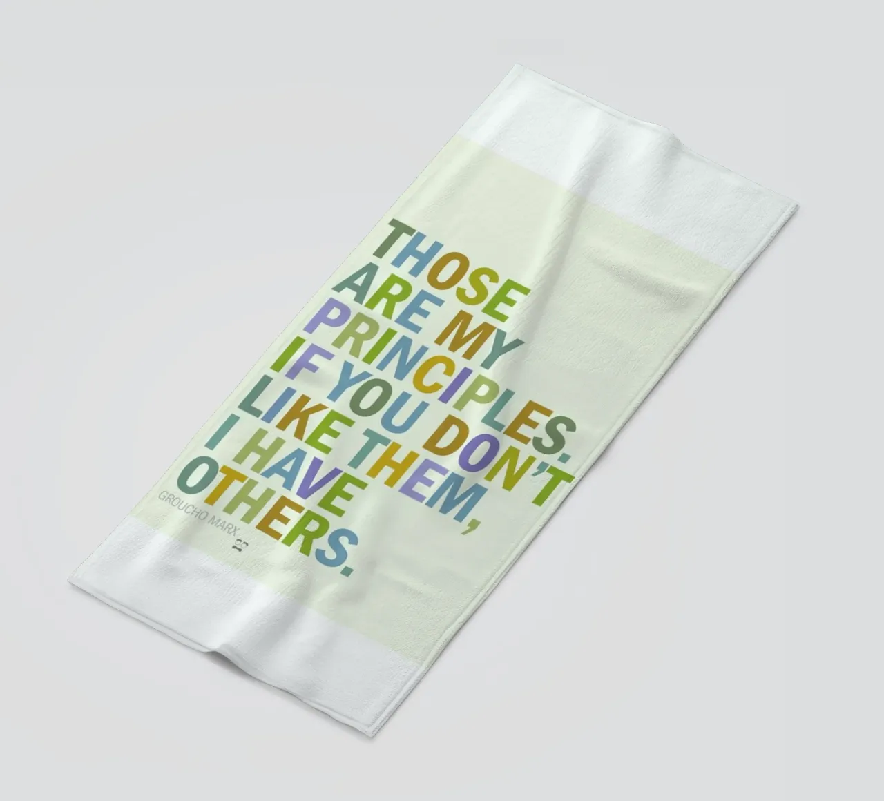 Groucho Principles telo mare da Visual Philosophy