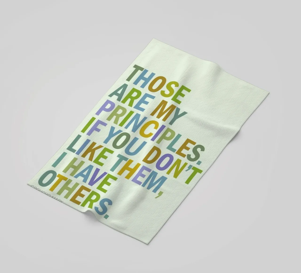 Groucho Principles telo mare da Visual Philosophy