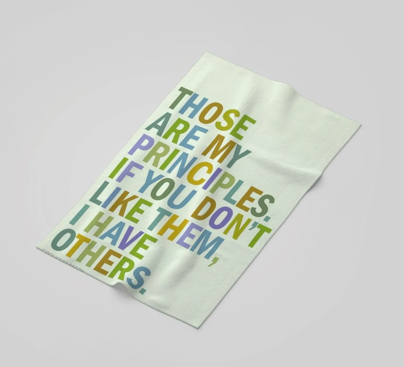 Groucho Principles telo mare da Visual Philosophy